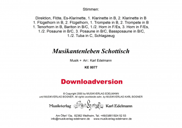 Musikantenleben - Schottisch - Download